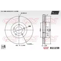 Тормозной диск MAXTECH 1194800137 OWJI30P 81 1159 811159.0080