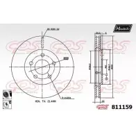 Тормозной диск MAXTECH 811159.6060 81115 9 1194800138 H8PPP05