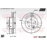 Тормозной диск MAXTECH 2RQX00E 1194800232 811209.0060 811 209