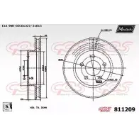 Тормозной диск MAXTECH 1194800233 PSAX8F0 81120 9 811209.0080