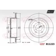 Тормозной диск MAXTECH SJ0Y0NM 811223.0000 1194800309 811 223