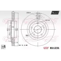 Тормозной диск MAXTECH 8 11231 811231.0080 1194800359 TJGEL6