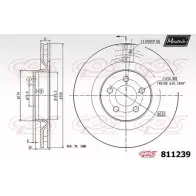 Тормозной диск MAXTECH 811239.0000 Y880MC5 1194800405 811 239