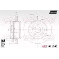 Тормозной диск MAXTECH NIIL3UW 811242.6060 8 11242 1194800426