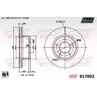 Тормозной диск MAXTECH 8 17002 MCNWRP 817002.0060 1194800520