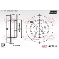 Тормозной диск MAXTECH DF9TVB 817011.0080 8170 11 1194800581