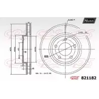 Тормозной диск MAXTECH 82118 2 821182.0000 1194800892 J3RCC6