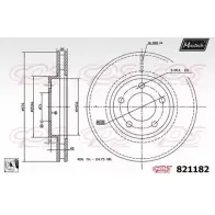 Тормозной диск MAXTECH 8211 82 4RB62 821182.0080 1194800894