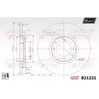Тормозной диск MAXTECH 82 1221 XINIU 1194801028 821221.0080