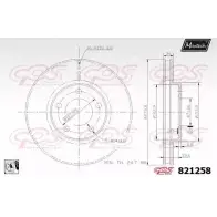Тормозной диск MAXTECH FEGVJX 82 1258 1194801088 821258.0080