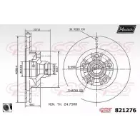 Тормозной диск MAXTECH AWU5Z 821276.0060 8 21276 1194801183