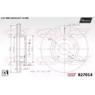 Тормозной диск MAXTECH HNW9NS 827014.0080 1194801683 827 014