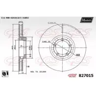 Тормозной диск MAXTECH 1194801688 2POLU 8 27015 827015.0060