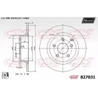 Тормозной диск MAXTECH 827 031 1194801761 2E6TQIJ 827031.0080