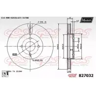 Тормозной диск MAXTECH KUPB9Y 827032.0080 82 7032 1194801767