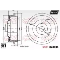 Тормозной барабан MAXTECH 1194801898 XKRDJ9D 828001.0060 8280 01