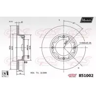 Тормозной диск MAXTECH 85 1002 L3M96H 1194802892 851002.0080