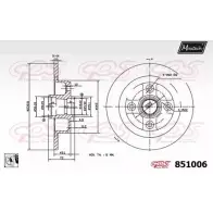 Тормозной диск MAXTECH 1194802916 85 1006 5NLY7DQ 851006.0080