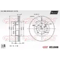 Тормозной диск MAXTECH 851008.0080 B3IMPQ 8 51008 1194802928