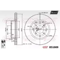Тормозной диск MAXTECH 8 51009 1194802935 851009.6060 TKLVZ
