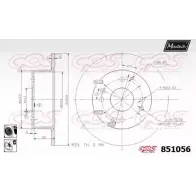 Тормозной диск MAXTECH WJ7JO 851056.6060 1194803037 85 1056
