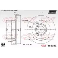 Тормозной диск MAXTECH FI1QO6E 851101.0060 1194803155 85110 1