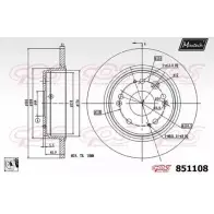 Тормозной диск MAXTECH MEEAM 851108.0080 85 1108 1194803198