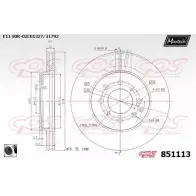 Тормозной диск MAXTECH 851113.0060 85 1113 1194803227 3WZXM
