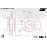 Тормозной диск MAXTECH 1194803228 NNE5HF 85111 3 851113.0080