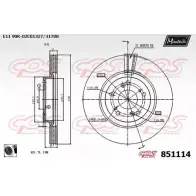 Тормозной диск MAXTECH BFLK5 851114.0060 851 114 1194803233