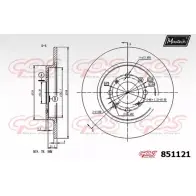 Тормозной диск MAXTECH Z467K 85112 1 851121.0000 1194803274