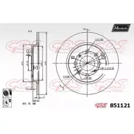 Тормозной диск MAXTECH 85 1121 4ZX6WD 1194803277 851121.6060