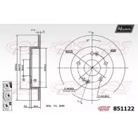 Тормозной диск MAXTECH WLDTH 1194803284 85 1122 851122.6880