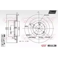 Тормозной диск MAXTECH 1194803320 851128.6880 JGIT5 8 51128