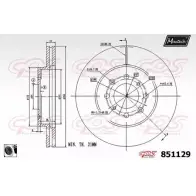Тормозной диск MAXTECH E8I74P 1194803323 851129.0060 85 1129
