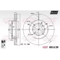 Тормозной диск MAXTECH 851129.6060 WGWT6W 85 1129 1194803325