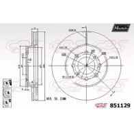 Тормозной диск MAXTECH 85112 9 1194803327 IOKHAT9 851129.6980