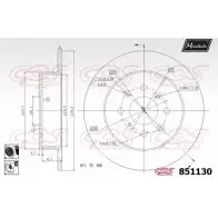 Тормозной диск MAXTECH 1194803331 8 51130 851130.6060 24KR2T