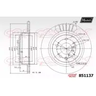 Тормозной диск MAXTECH 85 1137 1194803370 851137.0000 TDU7R