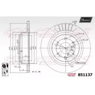 Тормозной диск MAXTECH 85 1137 851137.6060 T8ZE3 1194803373