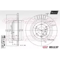 Тормозной диск MAXTECH 851137.6880 85113 7 4J6VZ 1194803374
