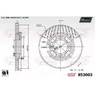 Тормозной диск MAXTECH TLQOP 1194803536 853003.0060 853 003