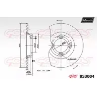 Тормозной диск MAXTECH NQ06S 853004.0000 1194803541 8 53004