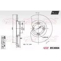 Тормозной диск MAXTECH 853004.6980 A6G0P 85300 4 1194803546
