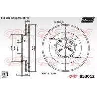 Тормозной диск MAXTECH 85301 2 1194803585 853012.0080 BNQJJ41