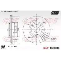 Тормозной диск MAXTECH 85303 8 853038.0060 3QE53I 1194803686