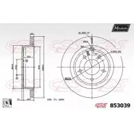 Тормозной диск MAXTECH 853039.0080 1194803693 8 53039 ZPXLCU