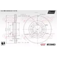 Тормозной диск MAXTECH 8530 83 GMUJTD 1194803818 853083.0060