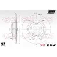 Тормозной диск MAXTECH 85 3100 J26ND 1194803914 853100.0060