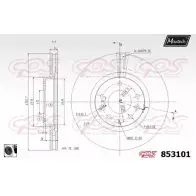 Тормозной диск MAXTECH 1194803920 85310 1 853101.0060 0JCS1